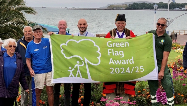 Double win for Weymouth Town Council's parks in coveted Green Flag Award
